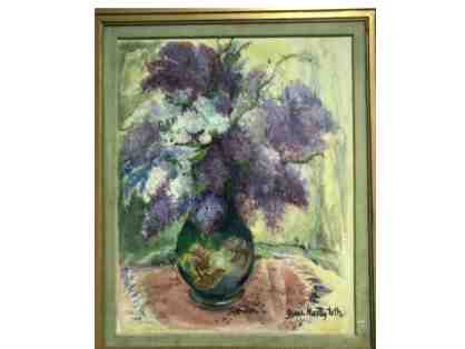 Vase of Lilacs - Oil
