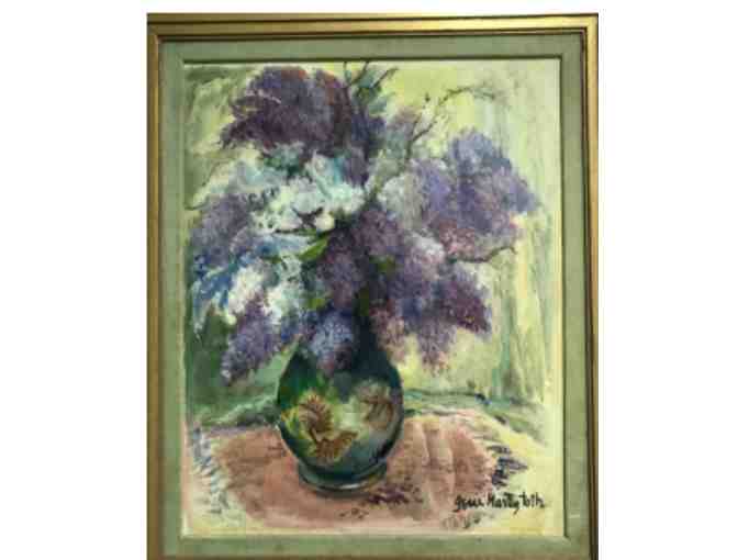 Vase of Lilacs - Oil - Photo 1
