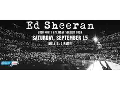 4 Tickets for an ED SHEERAN Concert @ Gilette Stadium *Sepember 15, 2018