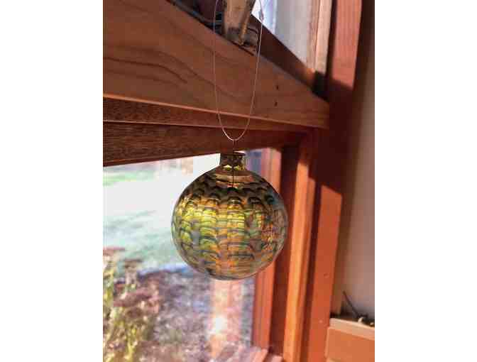 Christmas Ornament or Decorative Ball from Blue Cottage in Hinesburg, VT