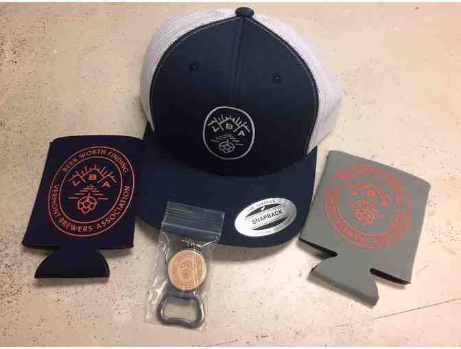 Vermont Brewer's Association Goodies! *Hat, Cozies, Bottle Opener!