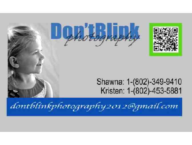 Don't Blink Photography *Minishoot + CD of images *Families & Children a Specialty!