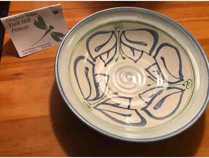 Beautiful York Hill Pottery Made by Elizabeth Saslaw *Lovely Bowl *Lincoln, VT