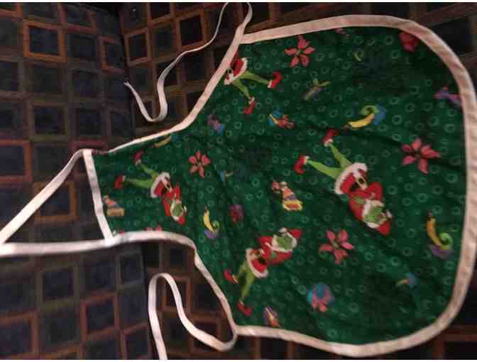 Child's "Grinch" Apron - *Perfect Toddler or Preschool Size *Mommy's Helper - Photo 1
