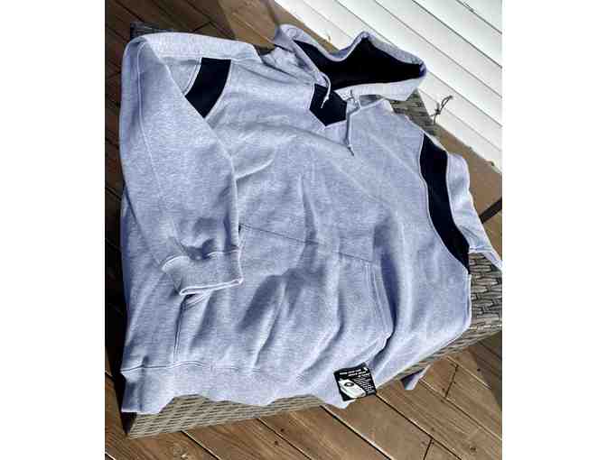 Classic Stitching *Grey/Black Hoodie Sweatshirt (Bristol VT)
