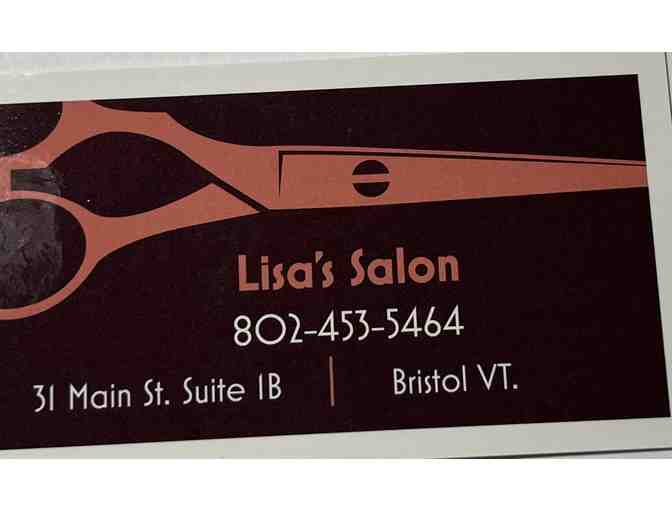 $25 for Hair Services at Lisa's Salon in Bristol, VT - Photo 1