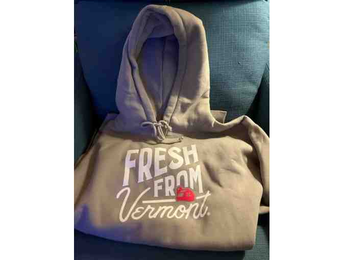 'Fresh From Vermont' Sweatshirt Hoodie *From Cabot Creamery *Plus Shopping Bag! - Photo 1