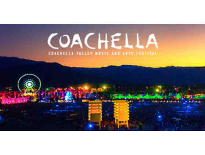 4 TICKETS TO COACHELLA '18  April 13 to 15, with luxury villa stay and $1000 Amex GC.