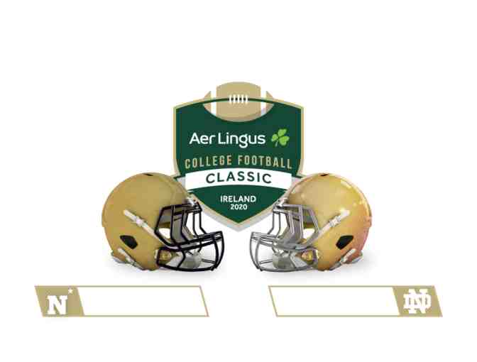Raffle Ticket  6 Day Dublin Emerald Isle Tour for 2 & Notre Dame v. Navy Football Tickets