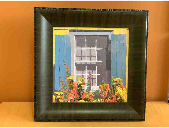 16x16 Framed Floral Window Box Print - Photo 1