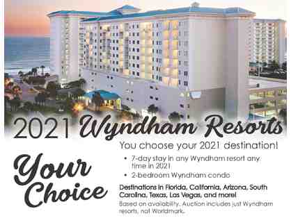 7-Night Stay in a Wyndham 2-Bedroom Condo - Your Choice 2021!