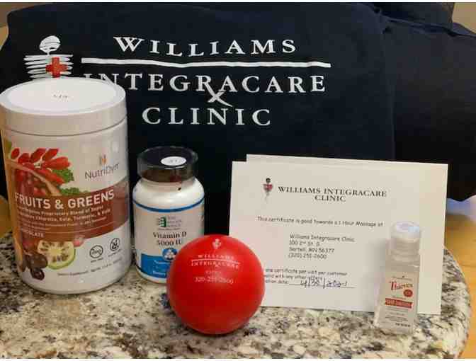 Massage and Health Package- Williams IntegraCare Clinic