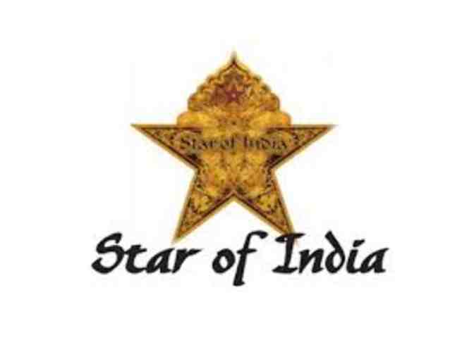 $25 Gift Certificate to Star of India Restaurant