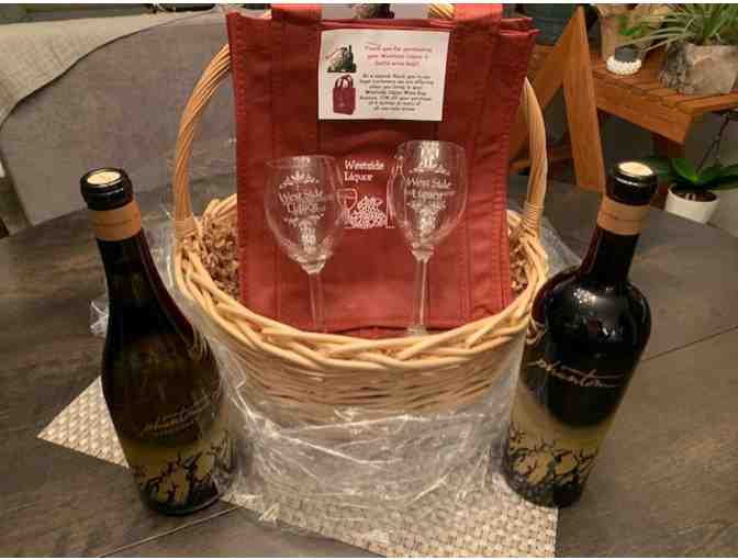 Wine Basket, Glasses, & Bag