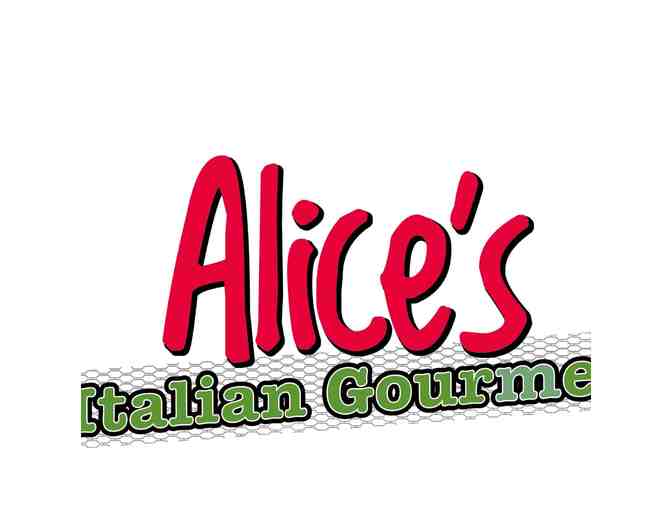 $60 Gift Certificate Alice's Italian Gourmet