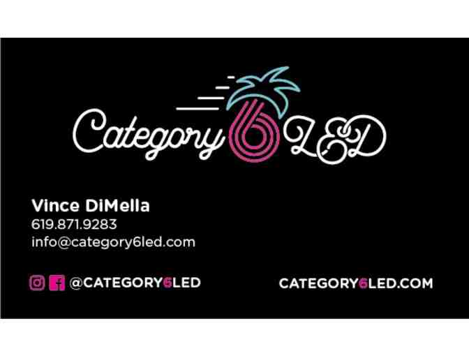 Iconic Local Sign replica - Category6LED - Live Event Raffle