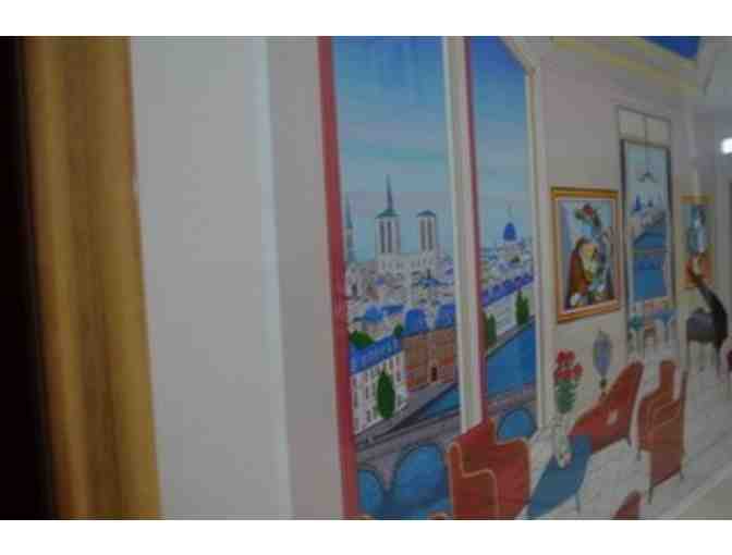 Francois 'Fanch' Ledan Signed Serigraph, 'Interior with Four Piccassos'