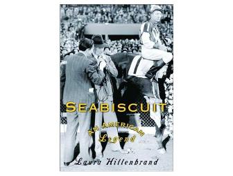 Laura Hillenbrand Autographed Bookplates in Hardcover Editions of Seabiscuit and Unbroken