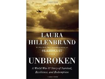 Laura Hillenbrand Autographed Bookplates in Hardcover Editions of Seabiscuit and Unbroken