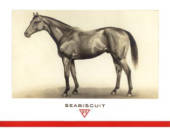Original, Vintage Seabiscuit Holiday Greeting Cards, 5' x 7' (set of 3)