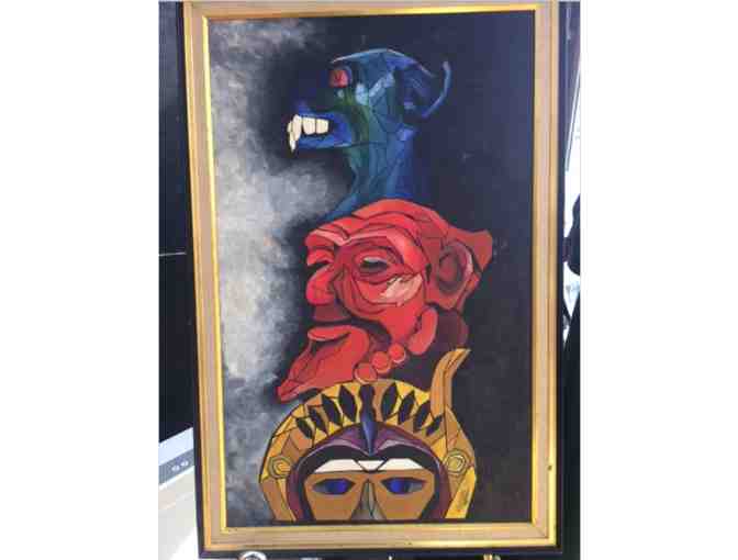 'The Three Faces of Hell' by Carol Cortina donated by Abigail Wiggin