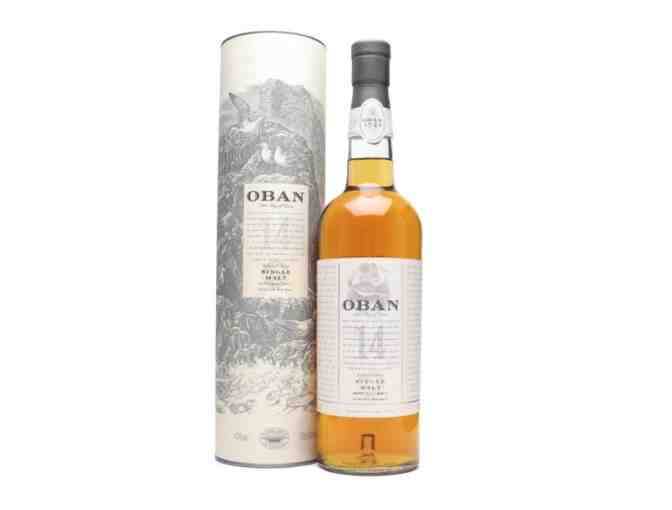 A Bottle of Oban Single Malt Scotch Whiskey