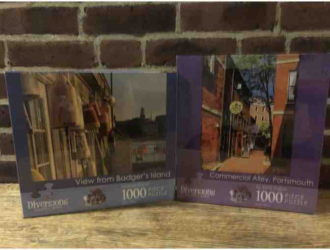 2 1000-Piece Puzzles of Portsmouth NH from Diversions Puzzles and Games