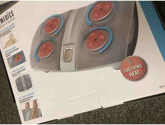 Shiatsu Select Foot Massager with Heat & Scented Village Candle