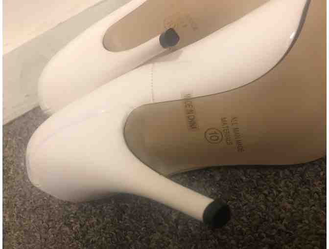 Brand New White High Heel Shoes - Size 10