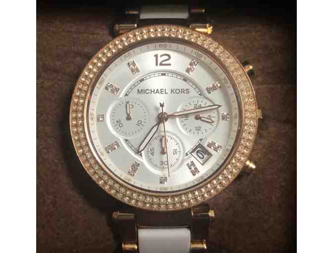 Michael Kors Parker Rose Gold-Tone Watch Donated by Wear House