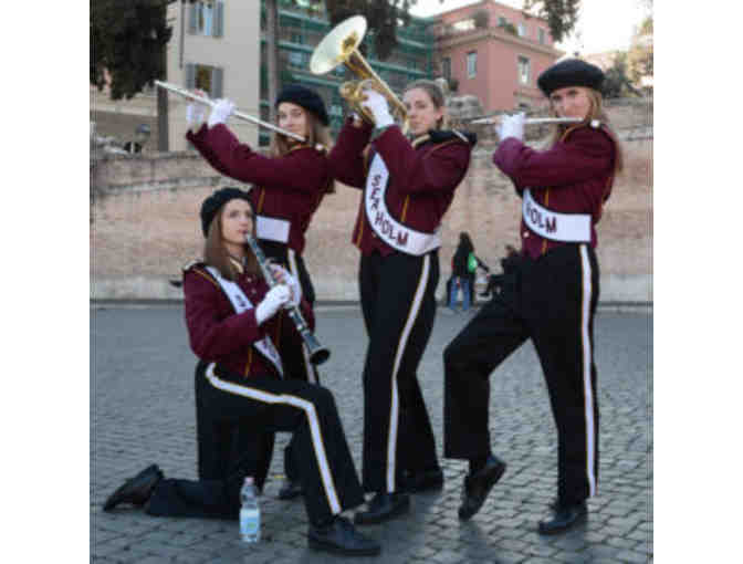 Senior Band Member Pictures in Marching Uniform