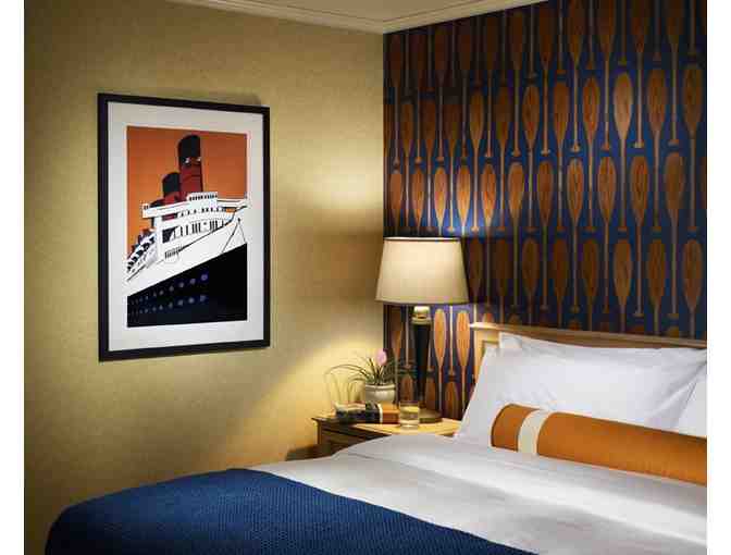 One night stay at the Waterfront Hotel, in Jack London Square, Oakland
