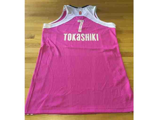 Ramu Tokashiki Game Worn Pink Jersey