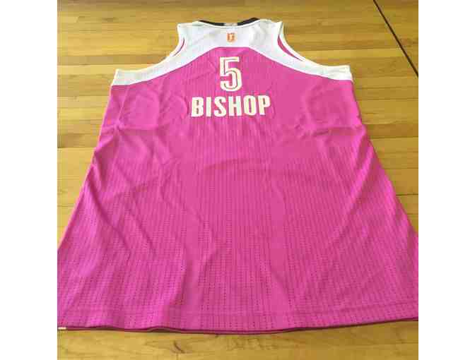 Abby Bishop Game Worn Pink Jersey