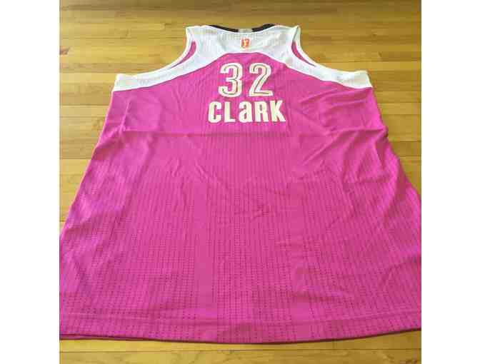 Alysha Clark Game Worn Pink Jersey