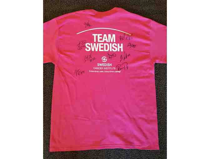 Team Signed Swedish Cancer Institute T Shirt