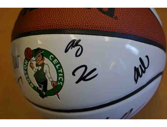 Boston Celtics Team Autographed Basketball