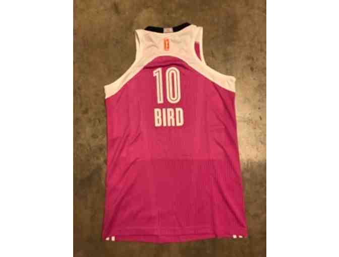 Sue Bird Autographed Game Worn Pink BHA Jersey