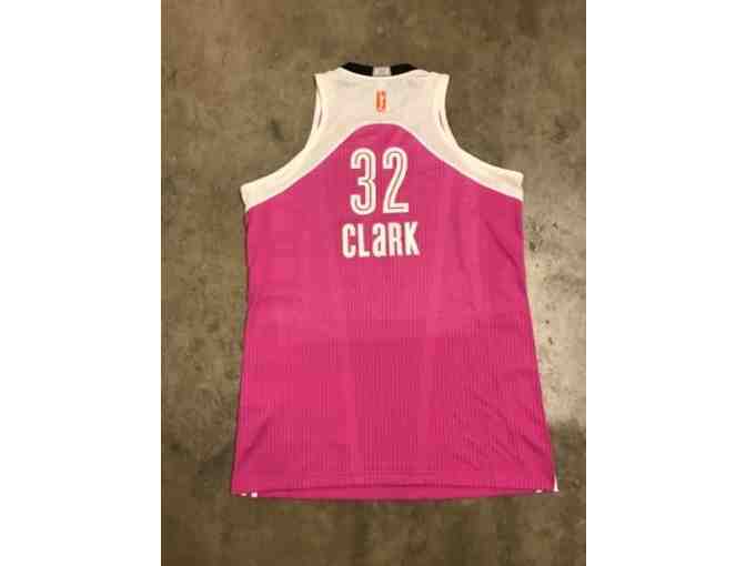 Alysha Clark Autographed Game Worn Pink BHA Jersey