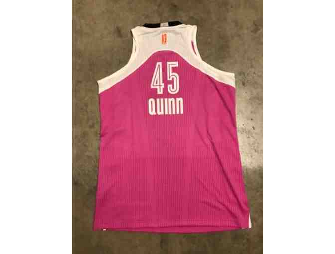 Noelle Quinn Autographed Game Worn Pink BHA Jersey
