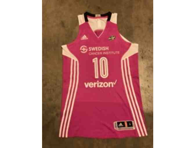 Sue Bird Autographed Authentic Pink BHA Jersey