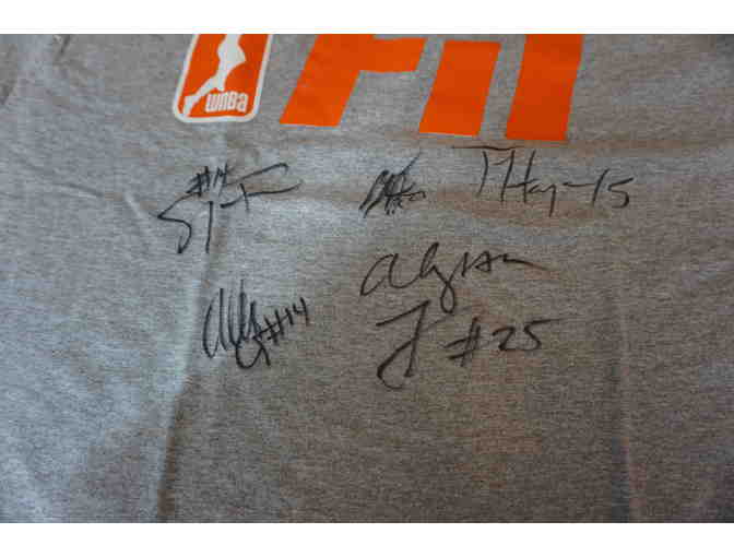 WNBA Fit T-Shirt Signed by 2017 All Stars (Maya Moore, Tiffany Hayes, Allie Quigley +)