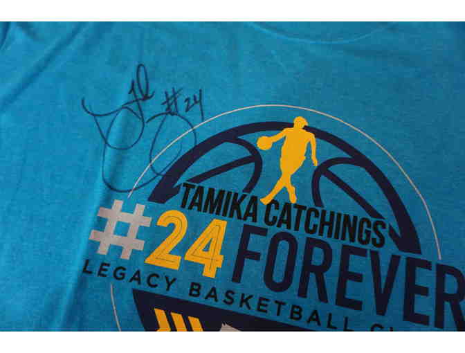 Tamika Catchings Signed T-Shirt & Photo Package