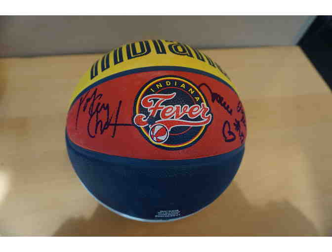 Indiana Fever Team Signed Basketball & Replica Championship Ring