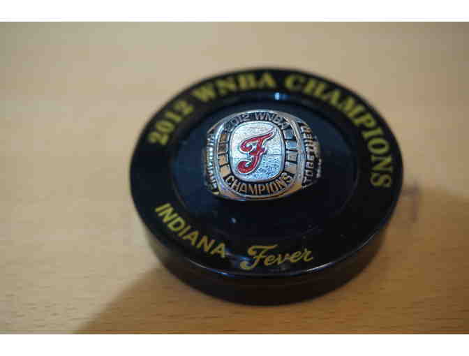 Indiana Fever Team Signed Basketball & Replica Championship Ring