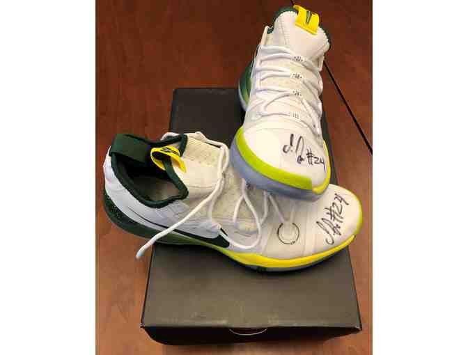 SIGNED Pair of Jewell Loyd Shoes, Kobe AD 2, White (Size 10)