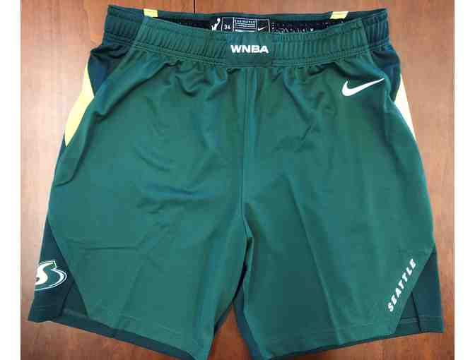 2020 Authentic Storm Game Shorts, Green, Size 34' + 1' Length (Approx. Large)