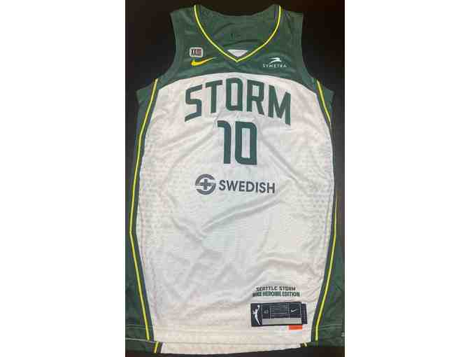 Seattle Storm Sue Bird Authentic Player Worn Jersey and Shorts