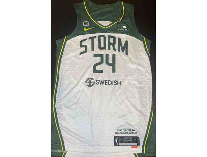 Seattle Storm Jewell Loyd Authentic Player Worn Jersey and Shorts
