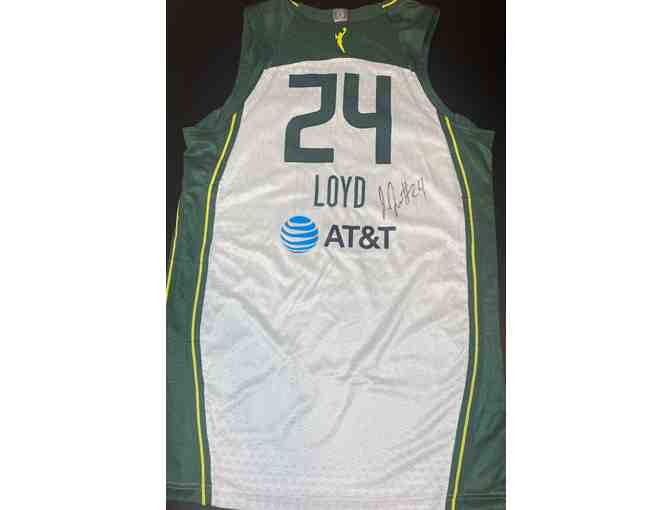 Seattle Storm Jewell Loyd Authentic Player Worn Jersey and Shorts